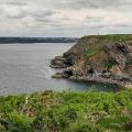 Vue sur le front de cornaille en face de celui du Mengant sur Plouzané