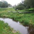 Nous suivons une rivière et l'ancienne ligne de chemin de fer, Lambézellec - Aber-Wrac'h