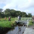 Passerelle sous le rond point