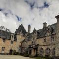 Le château de Rosmorduc, entrée à l'ouest