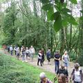 Passage sur l'ancien ligne de chemin de fer