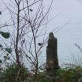 La statue Sainte-Anne qui regarde vers la mer