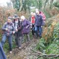 Chemin de Guilers dans la boue