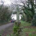 Chemin vers la chapelle, belle croix